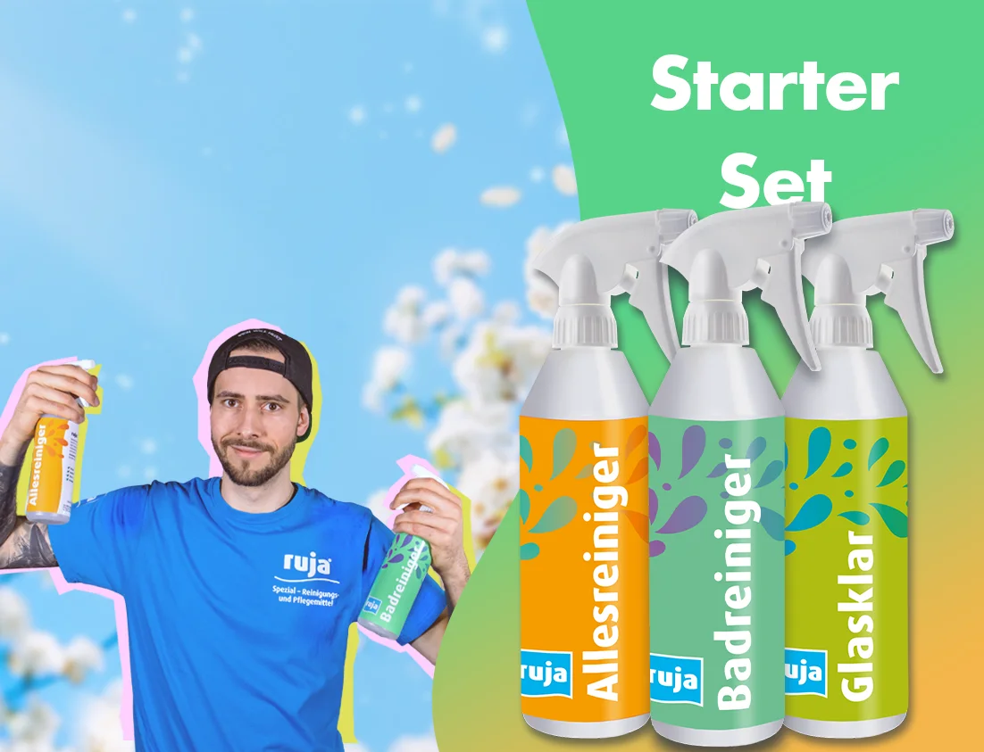 STARTER-SET | je 500 ml Glasklar, Badreiniger und Allesreiniger