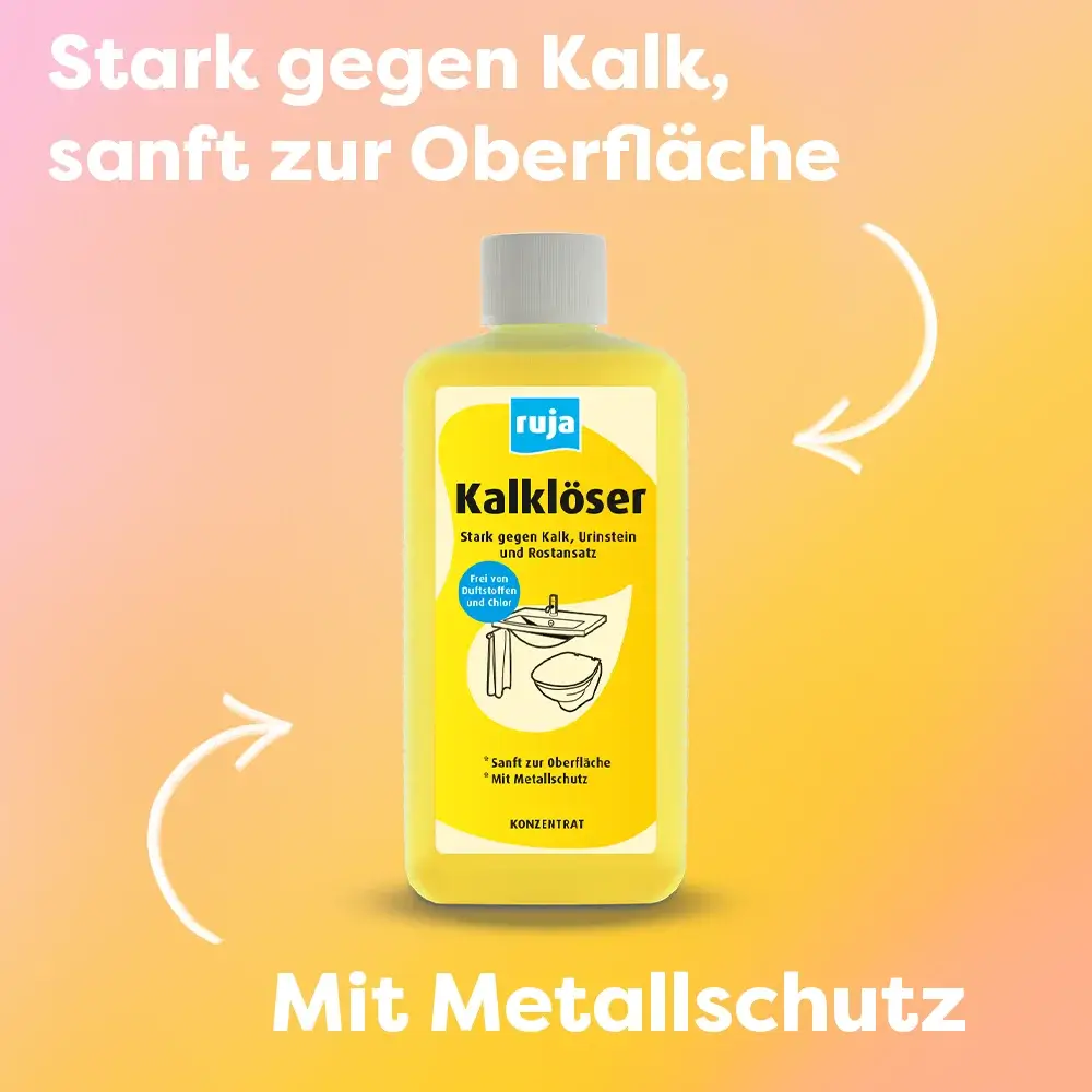 Stark gegen Kalk, sanft zur Oberlaeche