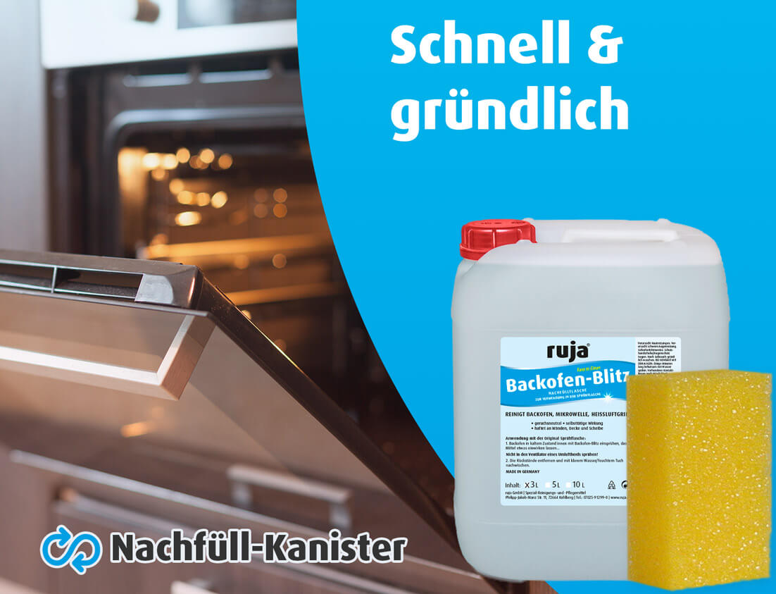 Backofen-Reiniger | 3 Liter inkl. Spezialschwamm