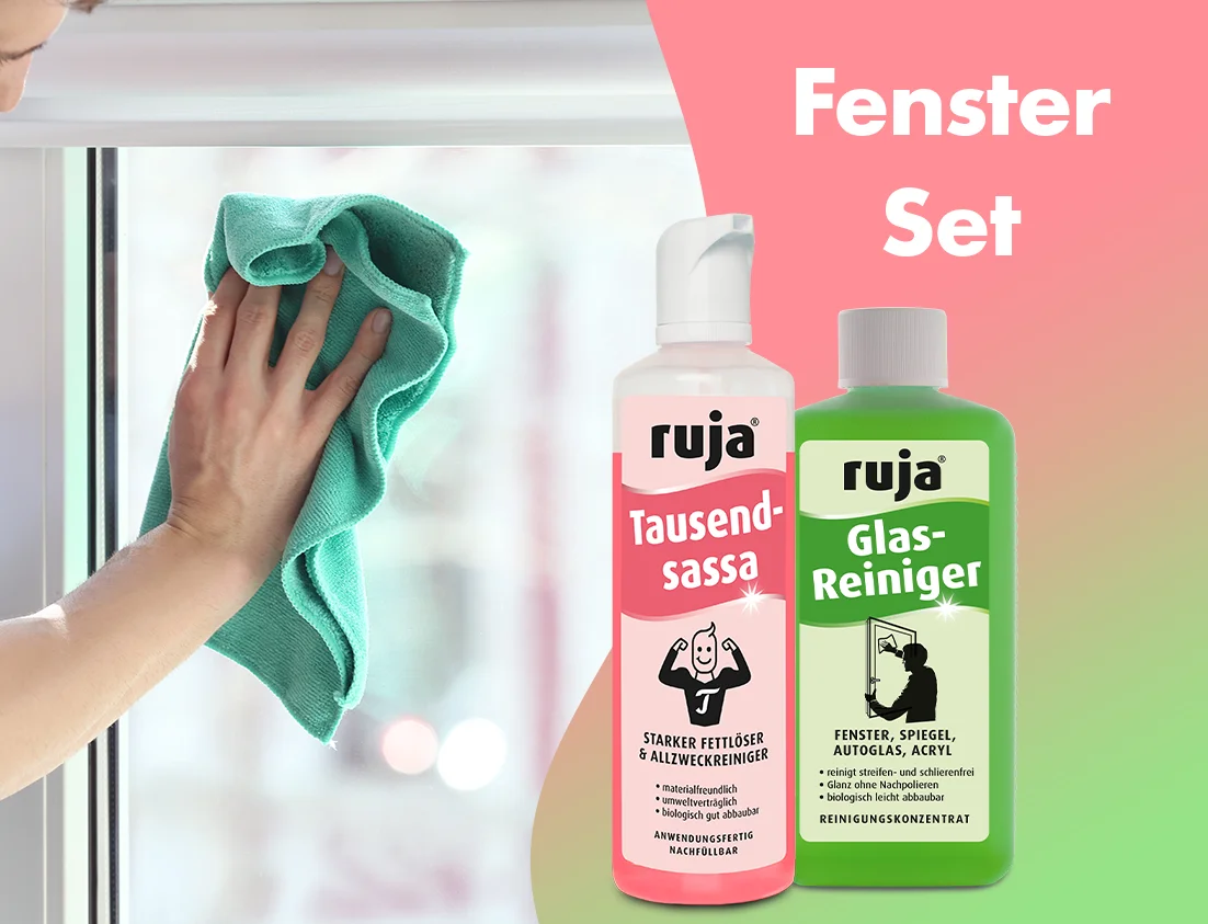 FENSTER-SET | 500 ml Glas-Reiniger & 250 ml Tausendsassa